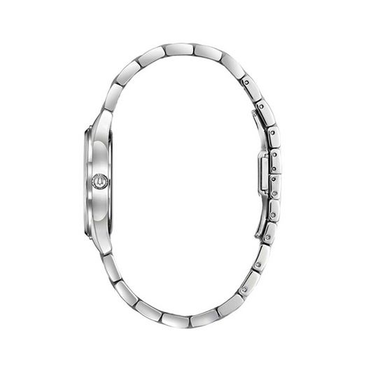 BULOVA Mod. SS CLASSIC SUTTON MOP DIAMONDS LADY 96P199-1