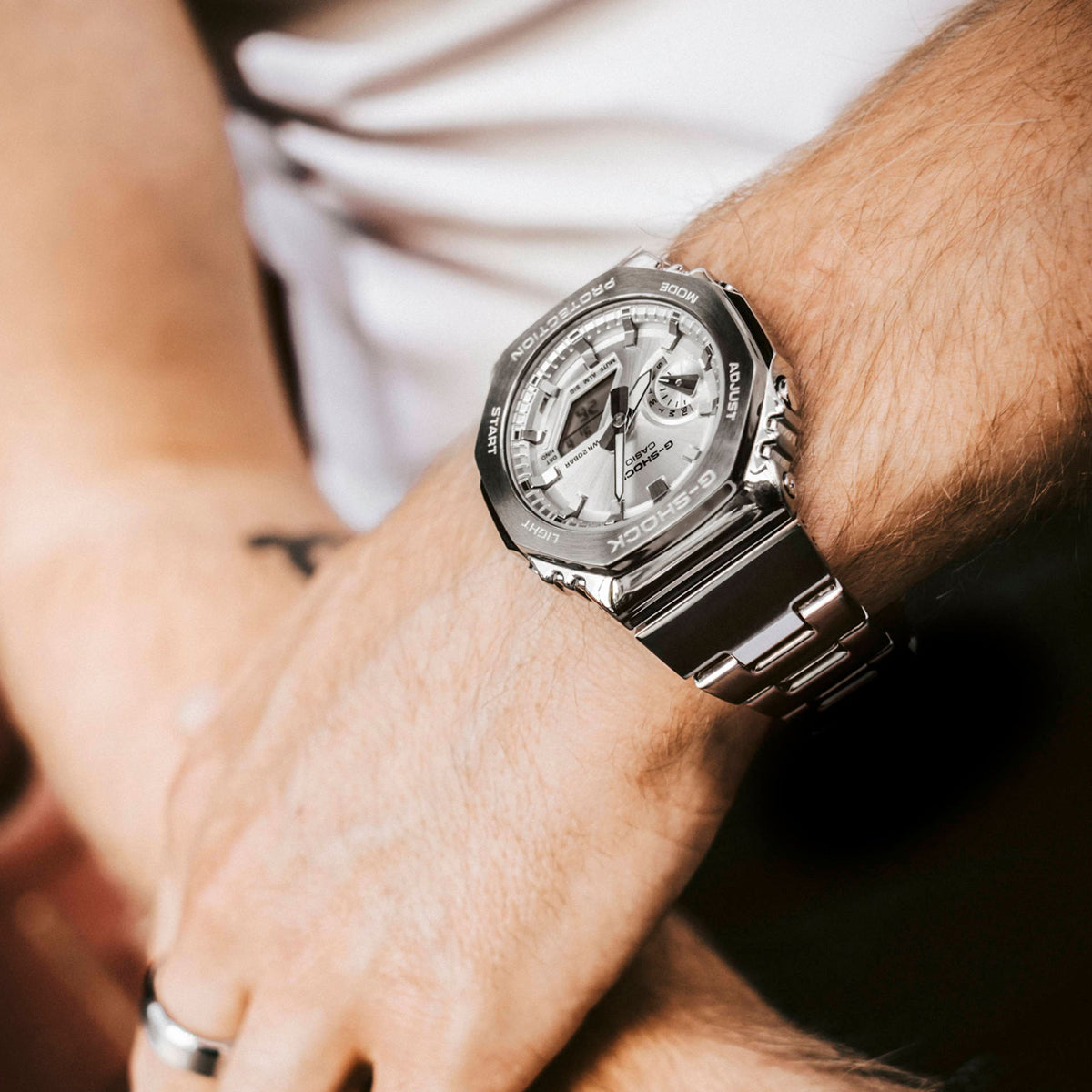 CASIO G-SHOCK Mod. OAK G-STEEL CLASSIC SILVER-9