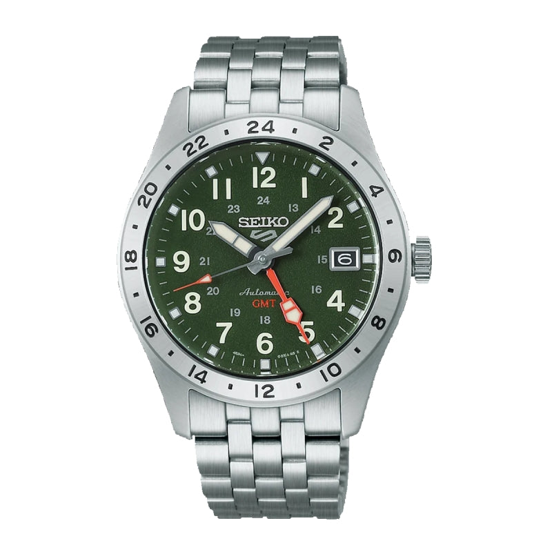 SEIKO 5 Mod. SPORTS FIELD GMT - GREEN-0