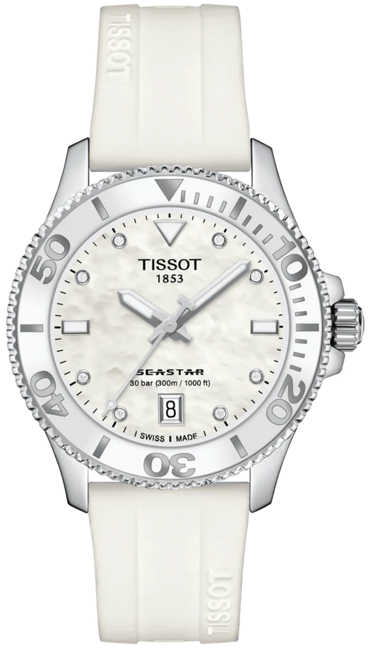 Tissot Seastar 1000 Women's Watch - Explore the Depths of Elegance- T120.210.17.116.00