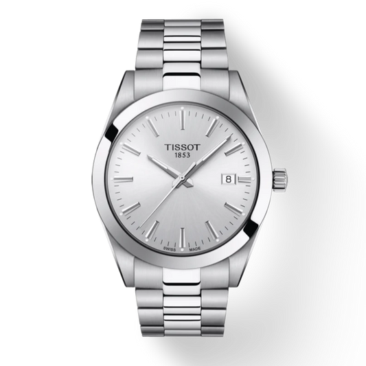 Tissot Gentleman Silver Dial Watch- T127.410.11.031.00