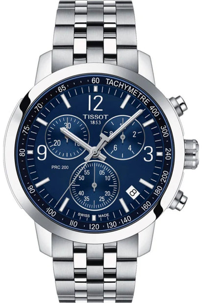 Tissot PRC 200 Chronograph Watch- T114.417.11.047.00