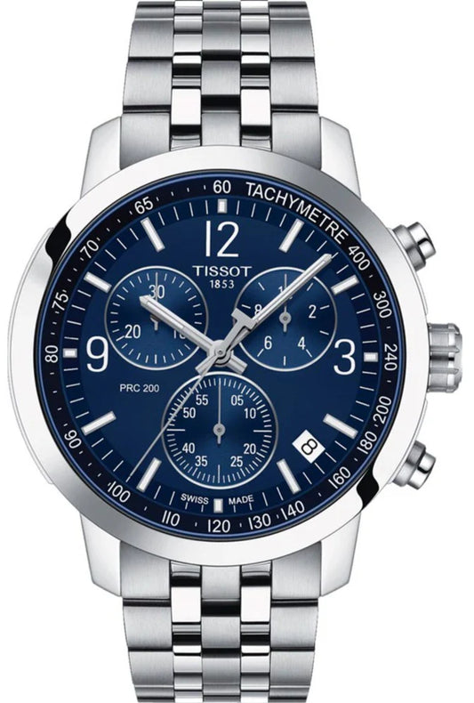 Tissot PRC 200 Chronograph Watch- T114.417.11.047.00