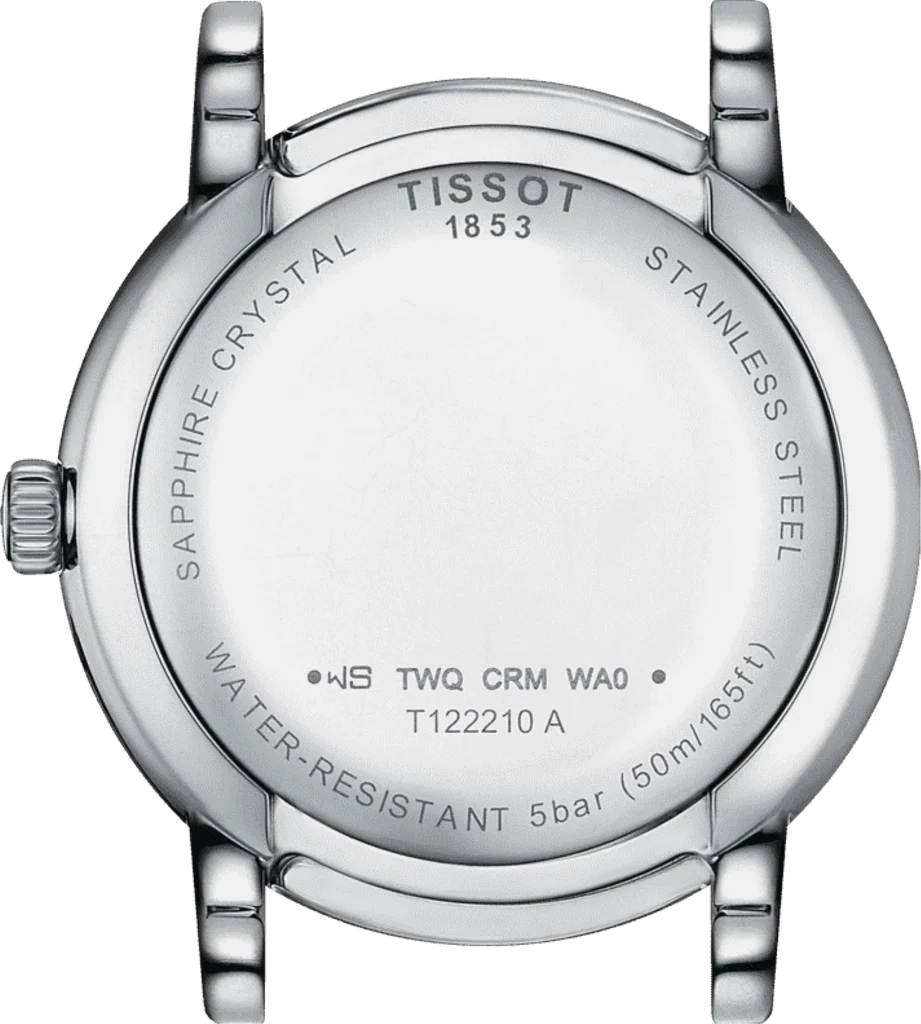Tissot T Classic Carson Premium Lady Mother of Pearl Pink Dial Silver Watch For Women - T122.210.11.159.00
