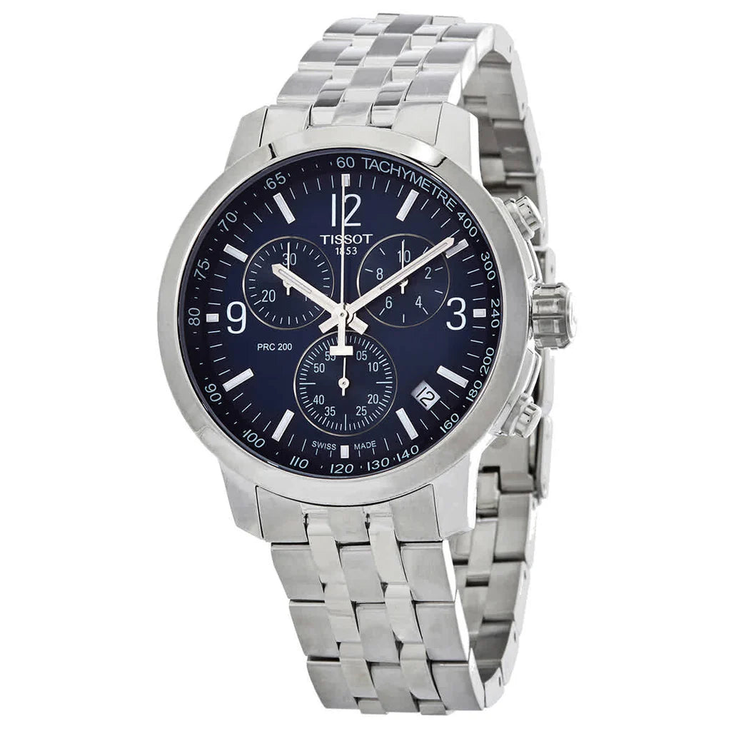 Tissot PRC 200 Chronograph Watch- T114.417.11.047.00