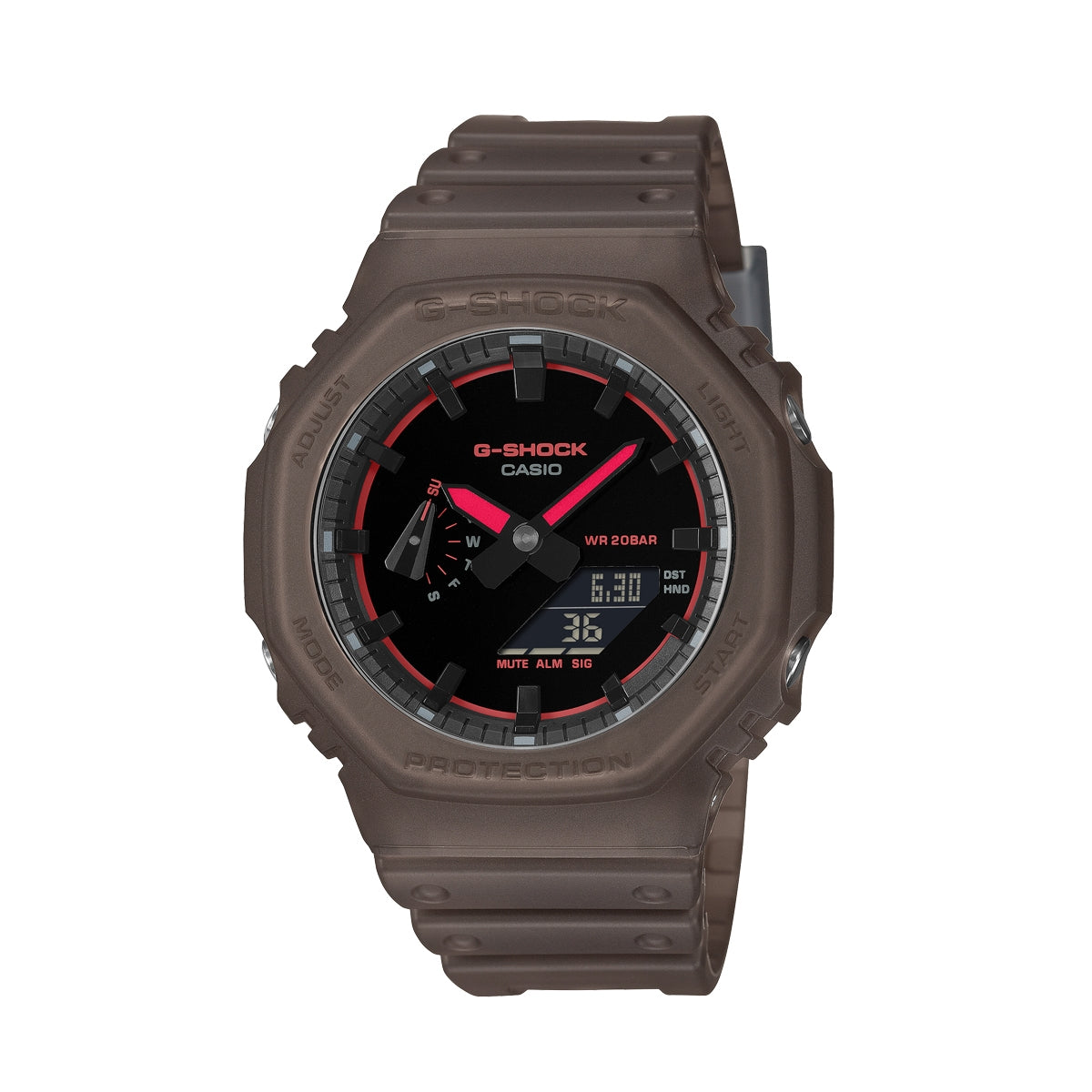 CASIO G-SHOCK Mod. OAK - SMOKE LIGHT SERIE - BROWN  ***NEW!***-0