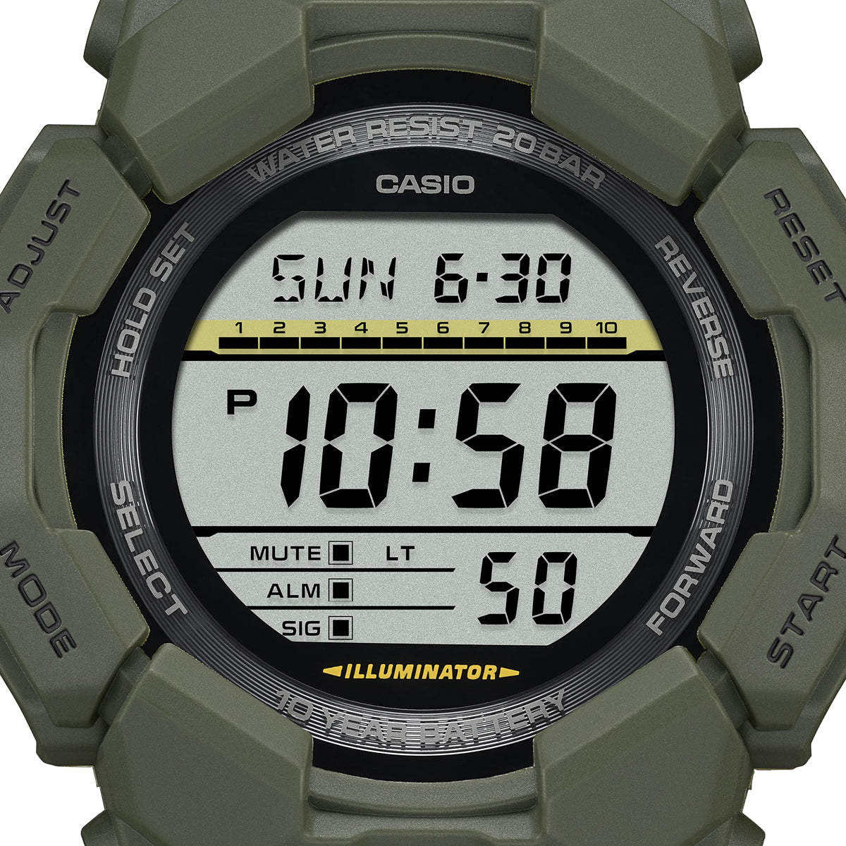 CASIO G-SHOCK Mod. GRAND DIGIT - GREEN-10