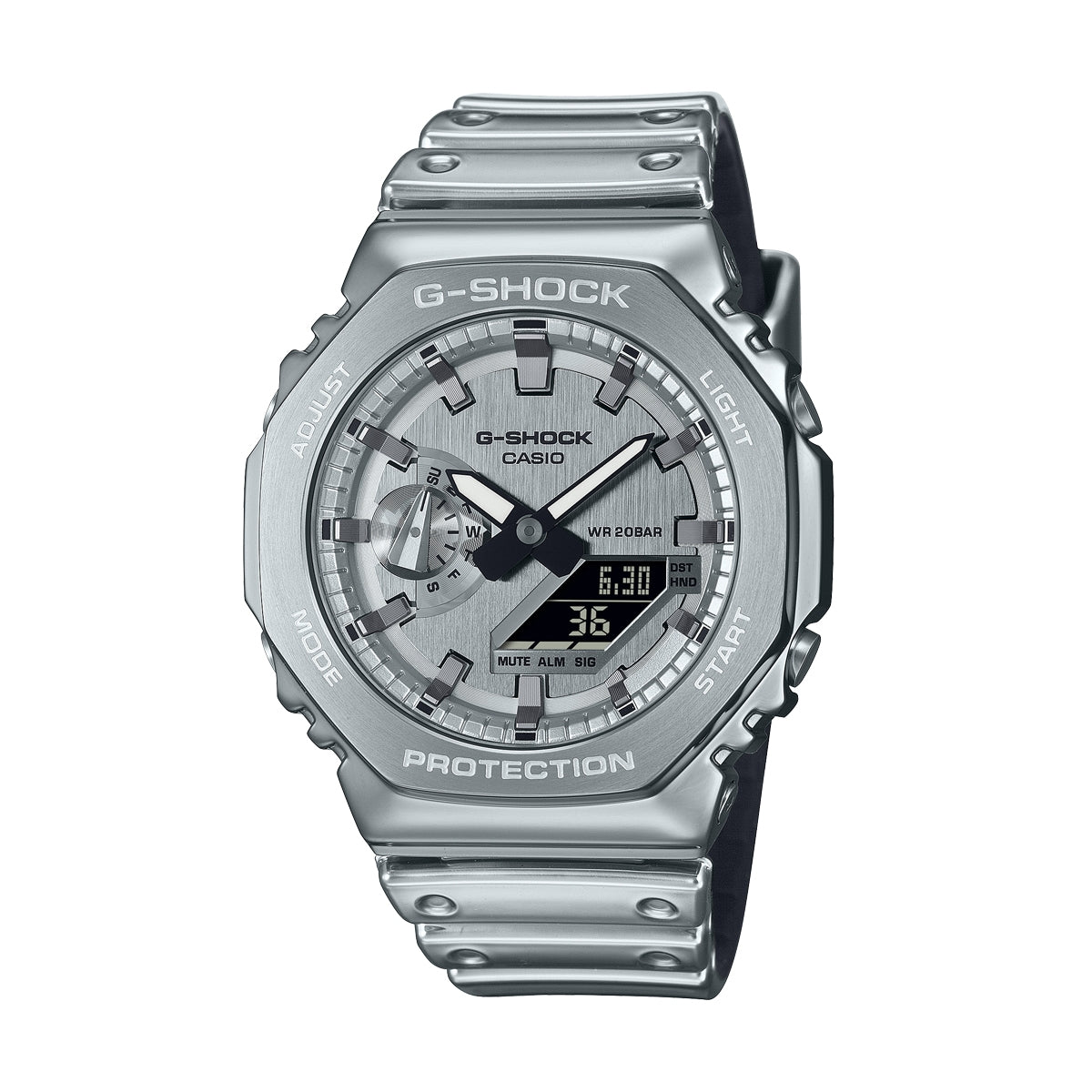 CASIO G-SHOCK Mod. OAK  - FINE METALLIC SERIES - SILVER-0