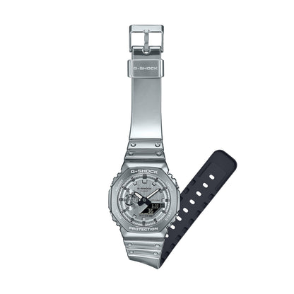 CASIO G-SHOCK Mod. OAK  - FINE METALLIC SERIES - SILVER-2