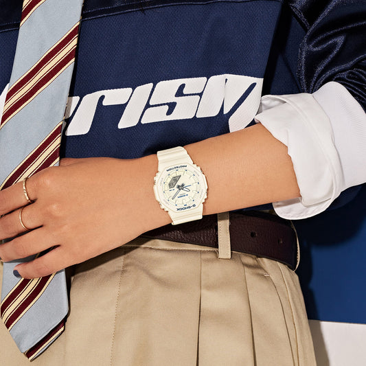 CASIO G-SHOCK Mod. OAK COMPACT - BLUE ACCENT SERIE - IVORY-1