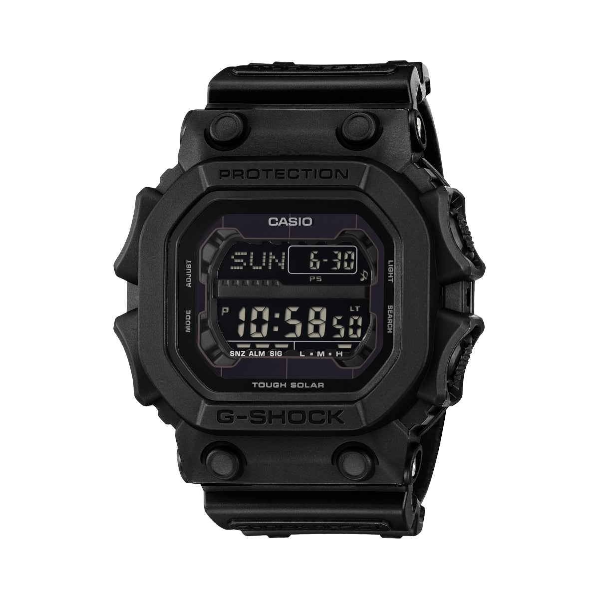 CASIO G-SHOCK Mod. THE KING XL - ALL BLACK - WHITE BACKLIGHT-0