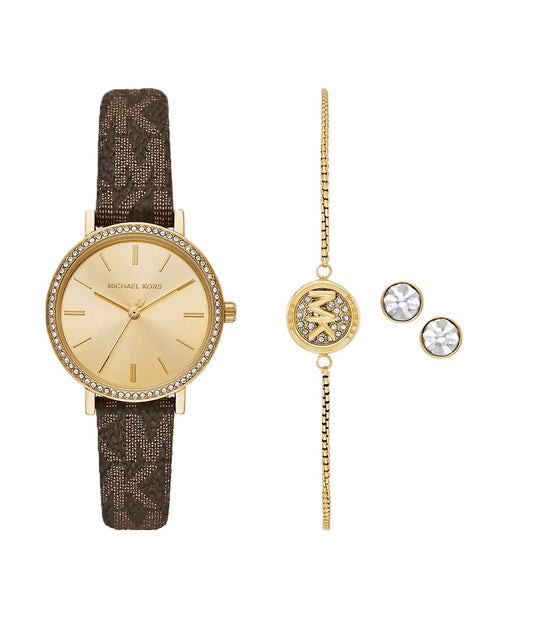 MICHAEL KORS Mod. ADDYSON Special Pack + Bracelet + Earrings-0