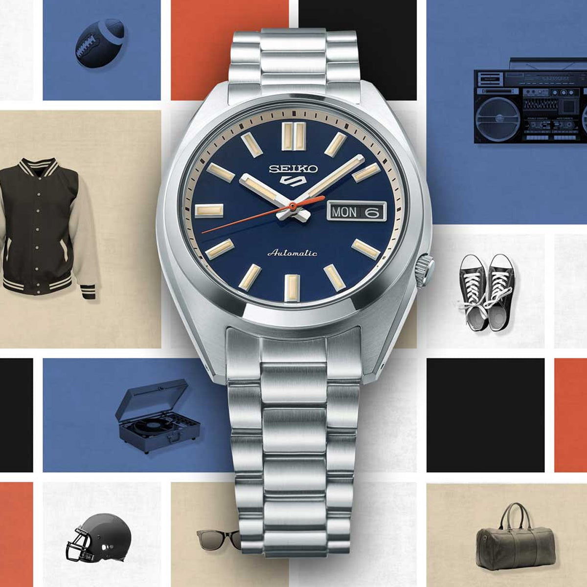 SEIKO 5 WATCHES Mod. SRPK87K1-3