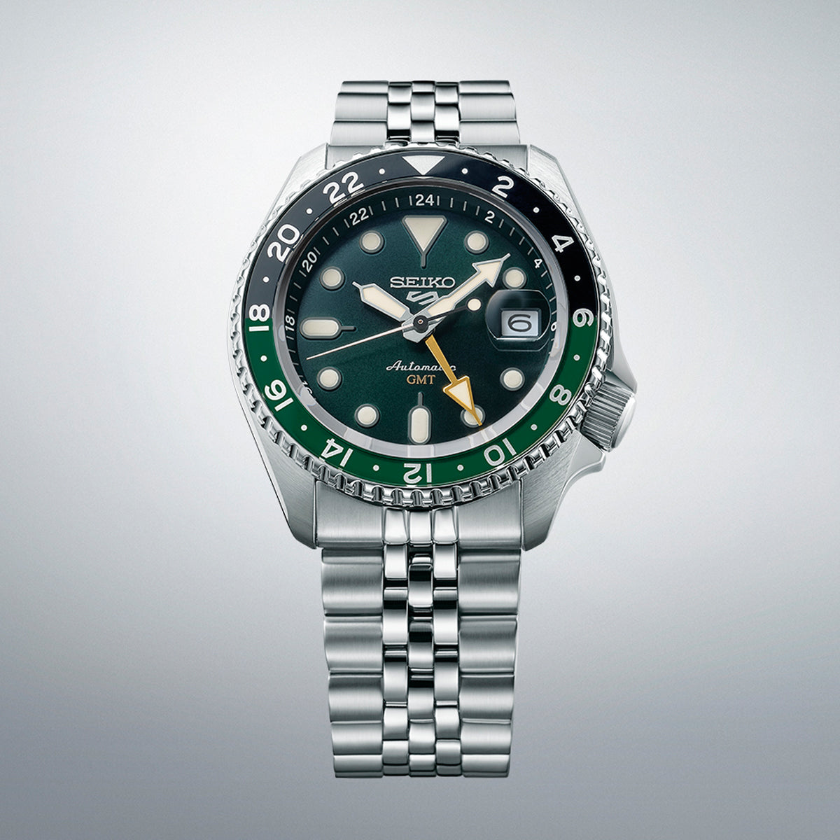 SEIKO 5 Mod. SPORTS AUTOMATIC GMT - FOREST GREEN-1