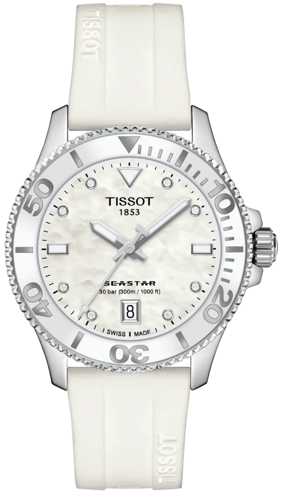 Tissot Seastar 1000 Women's Watch - Explore the Depths of Elegance- T120.210.17.116.00