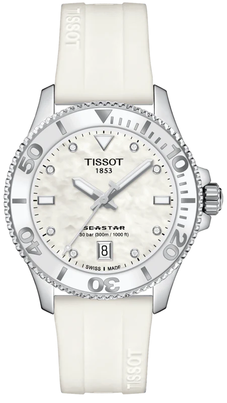 Tissot Seastar 1000 Women's Watch - Explore the Depths of Elegance- T120.210.17.116.00