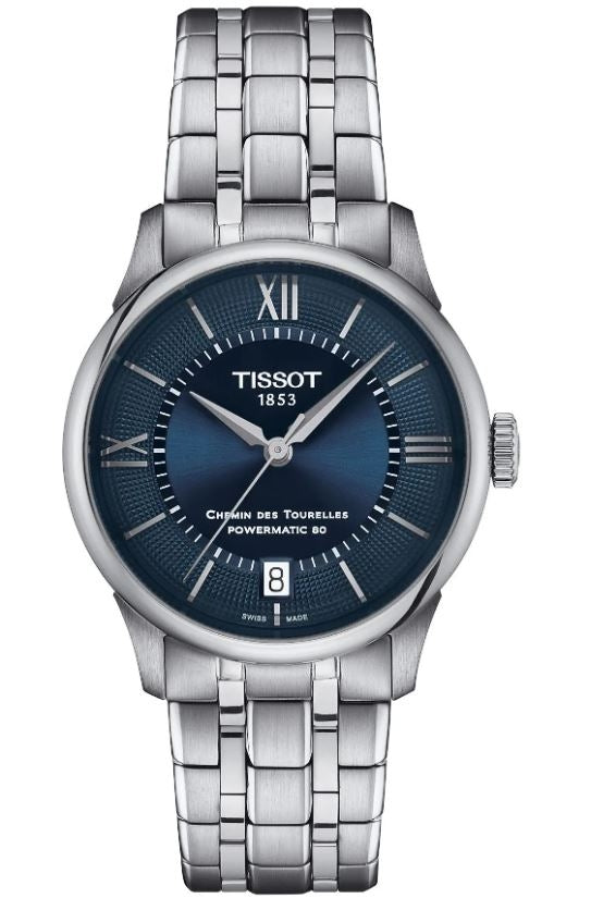 TISSOT Mod. CHEMIN DES TOURELLES POWERMATIC 80 - BLUE-0