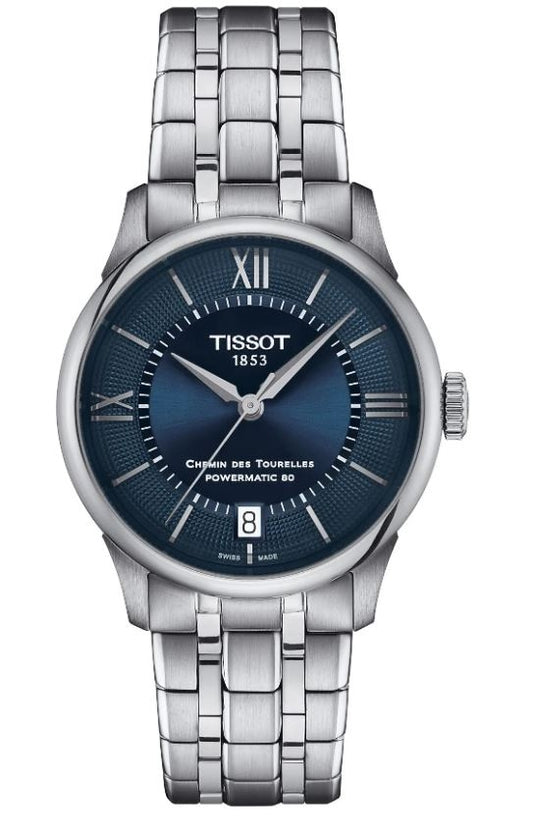 TISSOT Mod. CHEMIN DES TOURELLES POWERMATIC 80 - BLUE-0