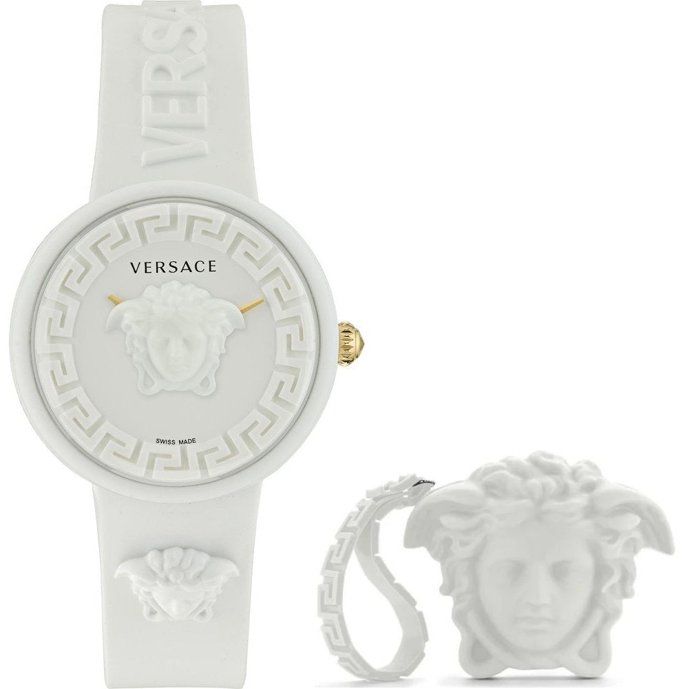 VERSACE Mod. MEDUSA POP + VERSACE WHITE SILICON PURSE-0