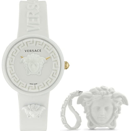 VERSACE Mod. MEDUSA POP + VERSACE WHITE SILICON PURSE-0