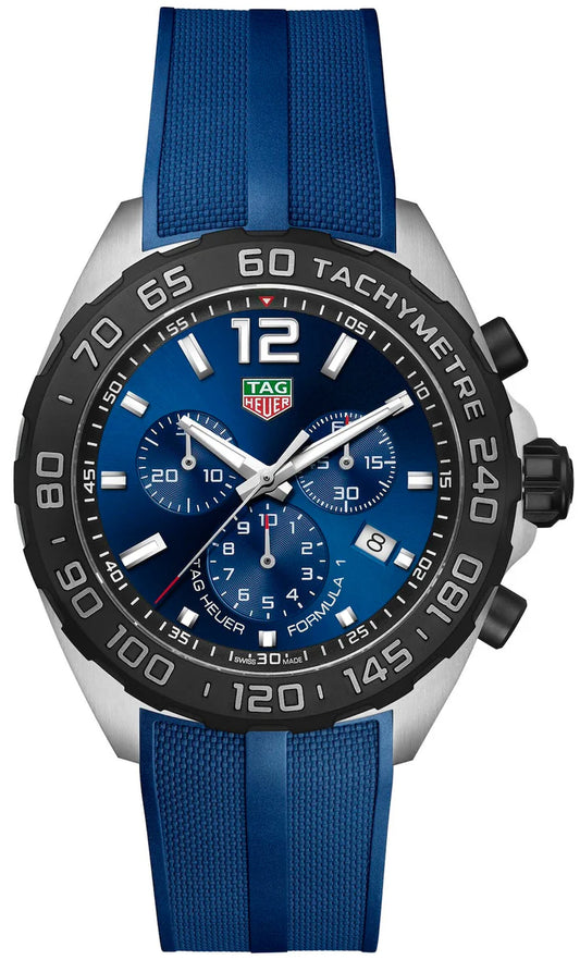Formula 1 Chronograph Blue Dial Rubber - CAZ101AV.FT8077