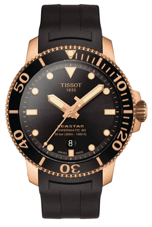 Tissot Seastar 1000 Men's Watch: Ultimate Diving Companion in Style-T120.407.37.051.01