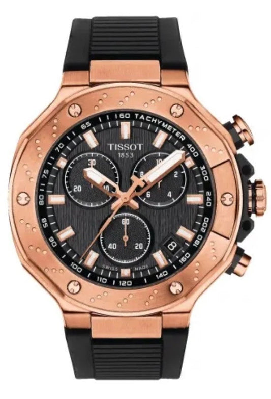 T-Race Chronograph Black Dial Quartz Men's Watch T141.417.37.051.00