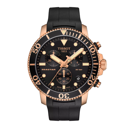 Seastar 1000 Chronograph Quartz Watch 45.5mm - T120.417.37.051.00