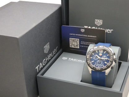 Formula 1 Chronograph Blue Dial Rubber - CAZ101AV.FT8077