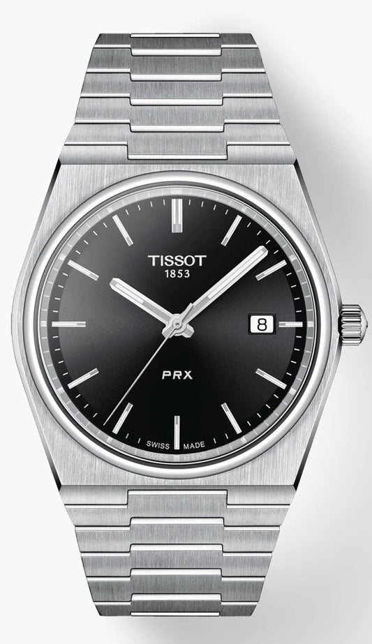 PRX 40MM Black Dial Men's Watch Stainless Steel T137.410.11.051.00