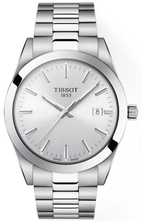 Tissot Gentleman Silver Dial Watch- T127.410.11.031.00