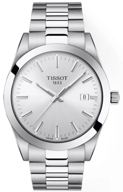 Tissot Gentleman Silver Dial Watch- T127.410.11.031.00