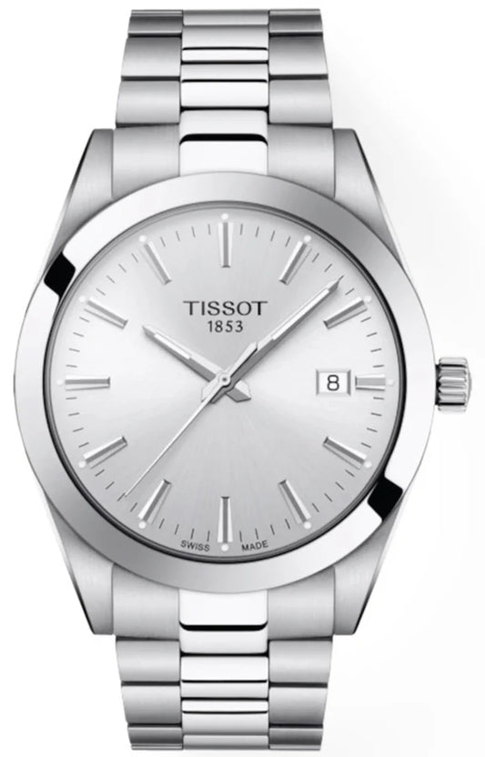 Tissot Gentleman Silver Dial Watch- T127.410.11.031.00