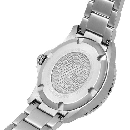 Armani AR11339 Blue Dial Watch Diver Steel Bracelet