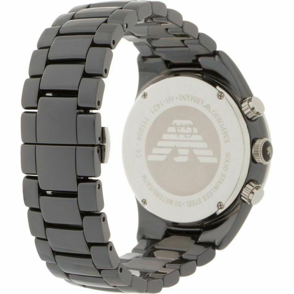 Armani Watch AR1421 Ceramic Men's Chronograph Watch