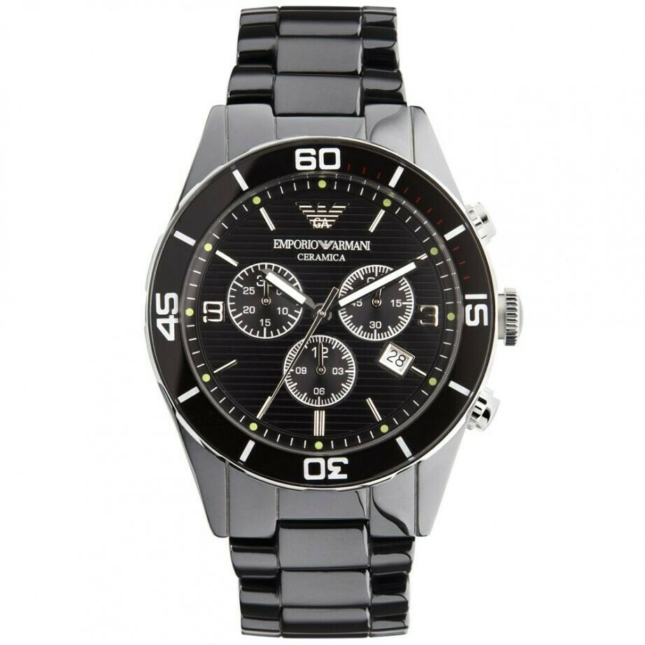 Armani Watch AR1421 Ceramic Men's Chronograph Watch
