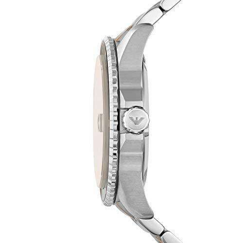 Arman AR11340 Brown Dial Watch Diver Steel Bracelet