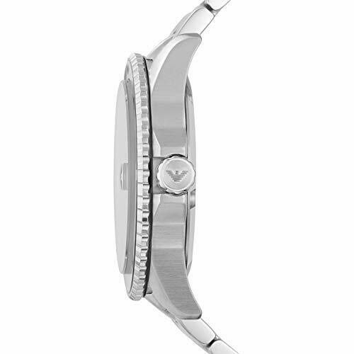 Armani AR11338 Green Dial Watch Diver Steel Bracelet